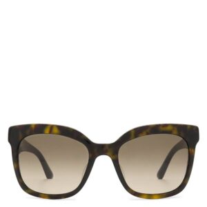 プラダ PRADA サングラス サイドトライアングル 53□19 プラスチック ブラウン ゴールド金具 グラデーション 茶 SPR24Q-F 【中古】