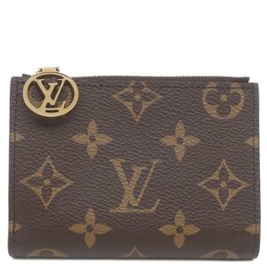 ルイヴィトン LOUIS VUITTON 二つ折り財布 ポルトフォイユ リサ モノグラムキャンバス ウジェニーピンク ゴールド金具 茶 ピンク コンパクト M25692 RFID 【箱】 【中古】