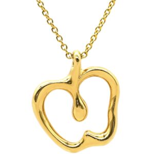 ティファニー Tiffany & Co ネックレス アップル イエローゴールド T＆Co. エルサペレッティ リンゴ Au750 YG 【箱】 【中古】中古美品