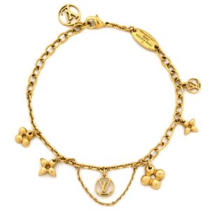 ルイヴィトン LOUIS VUITTON ブレスレット ブラスレ ブルーミング GP ゴールド モノグラムフラワー LVサークル M64858 【箱】 【中古】中古品