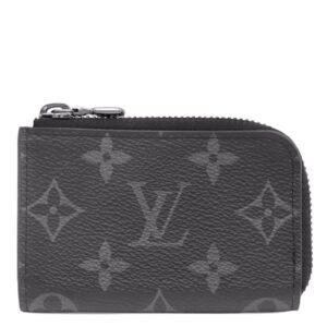 【★3％OFFクーポン】ルイヴィトン LOUIS VUITTON コインケース ポルトモネ ジュール モノグラムエクリプス モノグラムエクリプス シルバー金具 グレー 小銭入れ M63536 RFID 【中古】中古美品