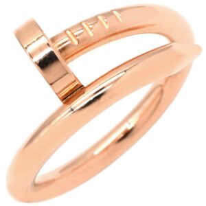 カルティエ Cartier リング 指輪 ジュストアンクル ピンクゴールド #51(JP11) 750 18K PG JUSTE UN CLOU 釘モチーフ 11号 B4092500 【中古】中古美品
