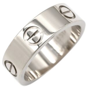 カルティエ Cartier リング 指輪 ラブリング クラシックモデル ホワイトゴールド #50 LOVE Ring WG Au750 18K 18金 9.5号 B4084700 【箱】 【中古】