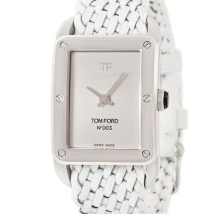 トムフォード TOM FORD N.003 ポリッシュドSS クロームダイアル TF0120268085 未使用 シルバー メンズ 腕時計クオーツ シルバー 【中古】未使用保管品