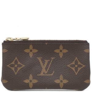 【SALE】 ルイヴィトン LOUIS VUITTON コインケース ポシェット クレ モノグラムキャンバス モノグラム ゴールド金具 茶 キーチェーン付き M62650 CA1037 【中古】