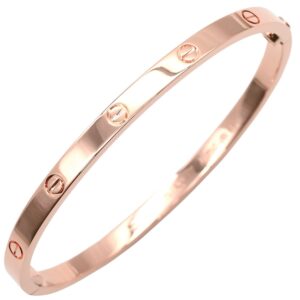 カルティエ Cartier ブレスレット LOVE ラブブレス ピンクゴールド #15 Au750 18K 18金 バングル ビス クロージャー1つ 片開き B6079017 【中古】