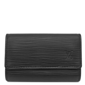 【★3％OFFクーポン】ルイヴィトン LOUIS VUITTON キーケース ミュルティクレ 6 エピレザー ノワール シルバー金具 黒 鍵入れ 6連 6本 M63812 CA4047 【中古】中古美品