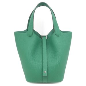 エルメス HERMES ハンドバッグ ピコタンロック PM トリヨンクレマンス ヴェールヴェルティゴ シルバー金具 新品 未使用 緑 K刻印(2025年製) 【箱】 【中古】