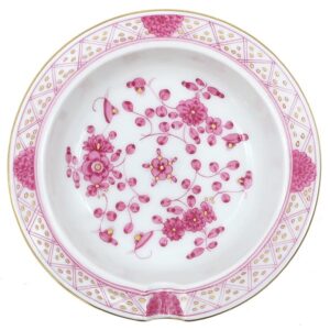 マイセン MEISSEN 雑貨 インドの華 アッシュトレイ 灰皿 9cm 陶磁器 ホワイトXピンク 白 花柄 小物入れ ヴィンテージ 53544 【中古】中古美品