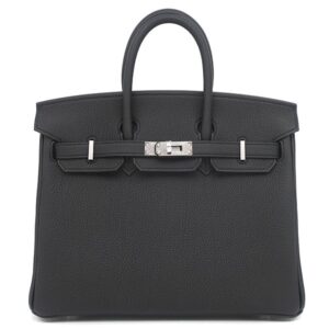 エルメス HERMES ハンドバッグ バーキン25 トゴ ブラック シルバー金具 新品 未使用 黒 2026年製 G 【箱】 【中古】