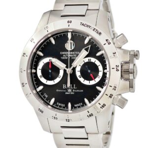 ボールウォッチ BALL WATCH エンジニア ハイドロカーボン マグネイト クロノグラフ CM2098C-SCJ-BK デイト 黒 メンズ 腕時計自動巻き ブラック 【中古】