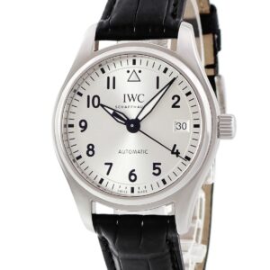 IWC IWC パイロットウォッチ オートマティック 36 IW324007 シルバー サンレイ デイト アラビア メンズ 腕時計自動巻き シルバー 【中古】中古美品