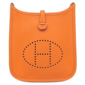 エルメス HERMES ショルダーバッグ エヴリン TPM 16 ロング トリヨンクレマンス オレンジ シルバー金具 エブリン 2025年製 K 【箱】 【中古】新品同様品