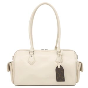 ルイヴィトン LOUIS VUITTON 2WAYバッグ スピーディ カーゴ バイブ ラムスキン モノグラムキャンバス ヴァニラ シルバー金具 白 モノグラム ハンドバッグ ショルダー M12965 RFID 【保存袋】 【中古】