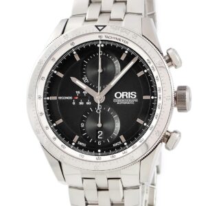 オリス ORIS アーティックス GT クロノグラフ 01 674 7661 4174-07 8 22 85 ブラック デイト 回転ベゼル メンズ 腕時計自動巻き ブラック 【中古】中古美品
