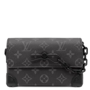 ルイヴィトン LOUIS VUITTON ショルダーバッグ スティーマー ウェアラブル ウォレット モノグラムエクリプス モノグラムエクリプス マットブラック金具 黒 ショルダー M81783 RFID 【中古】新品同様品