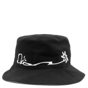 クリスチャン・ディオール Christian Dior ハット トラヴィス スコット カクタスジャックコラボ コットン ブラック L バケットハット 033C906U4511 【中古】未使用保管品