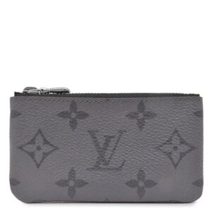 【★3％OFFクーポン】ルイヴィトン LOUIS VUITTON コインケース ポシェット クレ モノグラムエクリプス モノグラムエクリプスリバースキャンバス モノグラムエクリプス シルバー金具 キーチェーン M80905 CT1214 【保存袋】 【中古】新品同様品