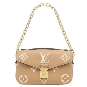 【★3％OFFクーポン】ルイヴィトン LOUIS VUITTON 2WAYバッグ ポシェット メティス EW モノグラムアンプラント アリゾナ×クレーム ゴールド金具 M12735 RFID 【中古】新品同様品