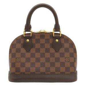 【★3％OFFクーポン】ルイヴィトン LOUIS VUITTON 2WAYバッグ アルマBB ダミエキャンバス ダミエエベヌ ゴールド金具 茶 ショルダーバッグ ハンドバッグ N41221 RFID 【中古】中古美品
