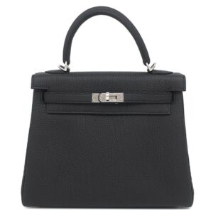 エルメス HERMES 2WAYバッグ ケリー25 内縫い トゴ ブラック シルバー金具 新品 未使用 黒 2026年製 G 【箱】 【中古】未使用保管品