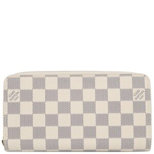 ルイヴィトン LOUIS VUITTON 長財布 ジッピー ウォレット ダミエアズールキャンバス ダミエアズール ゴールド金具 ラウンドファスナー 白 N60019 RFID 【箱】 【中古】