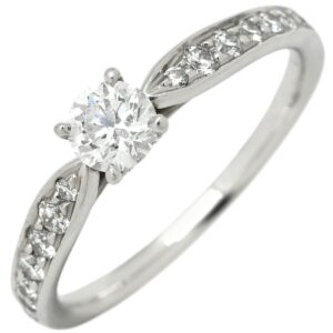 ティファニー Tiffany & Co リング 指輪 ハーモニー ダイヤリング プラチナシルバー T＆Co. プラチナ 0.25ct 9号 【箱】 【中古】
