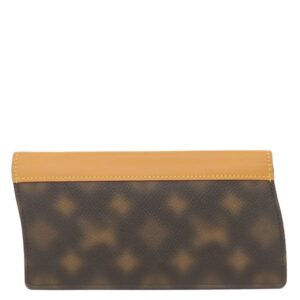 【★3％OFFクーポン】ルイヴィトン LOUIS VUITTON 長財布 ポルトフォイユ ブラザ モノグラムキャンバス ディスイズノットモノグラム ゴールド金具 茶 M81596 RFID 【中古】中古美品