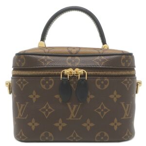 ルイヴィトン LOUIS VUITTON 2WAYバッグ ヴァニティ NV PM モノグラムキャンバス モノグラムリバースキャンバス モノグラム×モノグラムリバース ゴールド金具 茶 バニティ ハンドバッグ 旧型 M45165 PL4260 【中古】中古美品