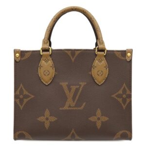 【★3％OFFクーポン】ルイヴィトン LOUIS VUITTON 2WAYバッグ オンザゴー PM モノグラムキャンバス モノグラムリバースキャンバス モノグラムリバース ゴールド金具 ショルダー ハンドバッグ M46373 RFID 【箱】 【中古】中古美品