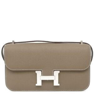 エルメス HERMES ショルダーバッグ コンスタンスエラン ミロワール ヴォーエプソン エトゥープ シルバー金具 新品 未使用 W刻印(2024年製) 【箱】 【中古】