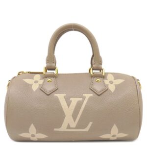 【★3%OFFクーポン】ルイヴィトン LOUIS VUITTON 2WAYバッグ パピヨン BB モノグラムアンプラント トゥルトレールクレーム ゴールド金具 M46031 RFID 【中古】中古品