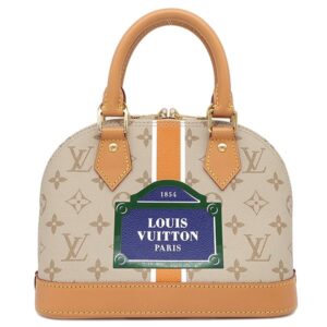 【★3％OFFクーポン】ルイヴィトン LOUIS VUITTON 2WAYバッグ アルマ BB モノグラムキャンバス ベージュ×オークル ゴールド金具 モノパナム ハンドバッグ ショルダー M23502 RFID 【中古】中古美品