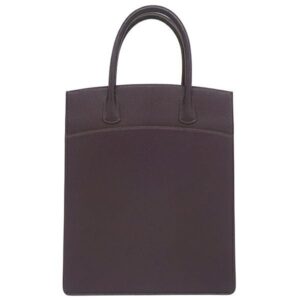 エルメス HERMES トートバッグ ホワイトバスアップ シェーブル レザン ゴールド金具 紫 □ F刻印 【中古】