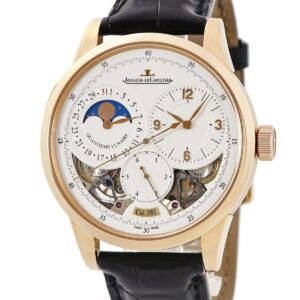 ジャガールクルト JAEGER LECOULTRE デュオメトル カンティエーム ルネール Q6042522 600.2.24.S OH済 K18PG無垢 メンズ 腕時計手巻き ホワイト 【中古】