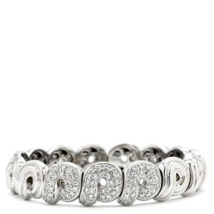 ブシュロン BOUCHERON ブレスレット ダイヤモンド ホワイトゴールド 18K 750 バングル 【中古】中古美品