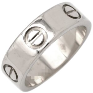 カルティエ Cartier リング 指輪 ラブリング ホワイトゴールド #49(JP9) クラシックモデル LOVE Ring 750 18K WG 8.5号 B4084700 【中古】中古品