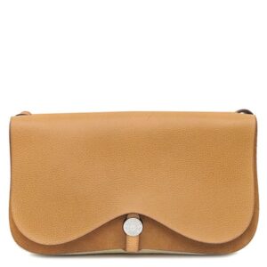 エルメス HERMES ショルダーバッグ サックコロラドMM トワルアッシュ ヴァッシュリエジェ ナチュラル シルバー金具 ワンショルダー ソルド品 □I 【保存袋】 【中古】中古美品