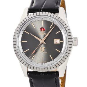 ラドー RADO ゴールデンホース ハイパークローム クラシック R33101105 未使用 シースルーバック メンズ 腕時計自動巻き グレー 【中古】未使用保管品