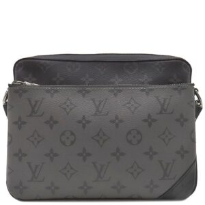 ルイヴィトン LOUIS VUITTON ショルダーバッグ トリオ メッセンジャー モノグラムエクリプス キャンバス モノグラムエクリプス リバース キャンバス モノグラムエクリプス ガンメタル金具 黒 グレー M69443 DR2290 【保存袋】 【中古】