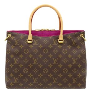 ルイヴィトン LOUIS VUITTON 2WAYバッグ パラス モノグラムキャンバス モノグラム×オロール ゴールド金具 茶 紫 ハンドバッグ M40906 CA4185 【中古】