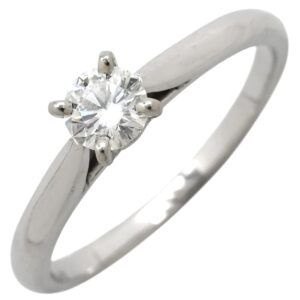 カルティエ Cartier リング 指輪 ソリテール 1895 プラチナシルバー #48(JP8) ダイヤモンド ブリリアントカット 立爪 7.5号 【保証書】 【中古】中古品