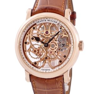 フランクミュラー FRANCK MULLER ラウンド 7デイズ パワーリザーブ スケルトン 7042 B S6 SQT OH済 K18RG無垢 メンズ 腕時計手巻き ゴールド 【中古】中古美品