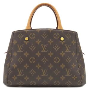 ルイヴィトン LOUIS VUITTON 2WAYバッグ モンテーニュBB モノグラムキャンバス モノグラム ゴールド金具 茶 鍵・パドロック欠品 M41055 CA0281 【中古】