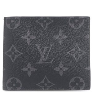 ルイヴィトン LOUIS VUITTON 二つ折り財布 ポルトフォイユ マルコ NM モノグラムキャンバス モノグラムエクリプス モノグラムエクリプス 新品 未使用 M62545 RFID 【箱】 【中古】