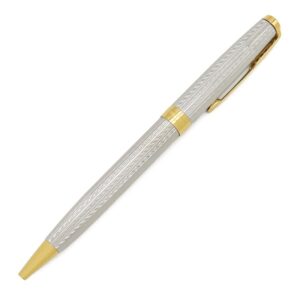 パーカー PARKER ボールペン ソネット プレミアム ミストラルGT スターリングシルバー GP 真鍮 シルバーXゴールド M 黒インク 筆記確認済 2119787 【ケース】 【中古】