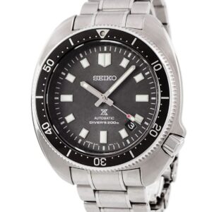 セイコー SEIKO プロスペックス 1970 メカニカルダイバーズ 現代デザイン SBDX047 8L35-01G0 植村直己 メンズ 腕時計自動巻き グレー 【中古】中古美品