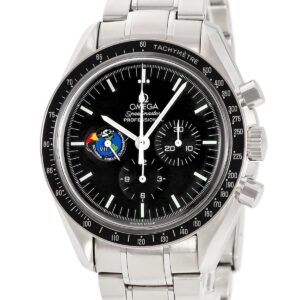 オメガ OMEGA スピードマスター プロフェッショナル ミッションズ アポロ7号 3597.11.00 クロノグラフ メンズ 腕時計手巻き ブラック 【中古】