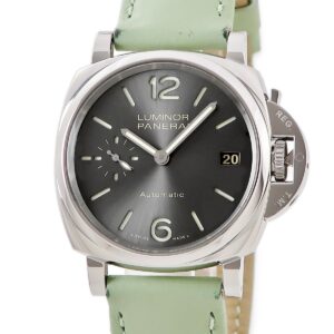 パネライ PANERAI ルミノール ドゥエ PAM00755 U番 グレー デイト スモールセコンド メンズ レディース 腕時計自動巻き グレー 【中古】