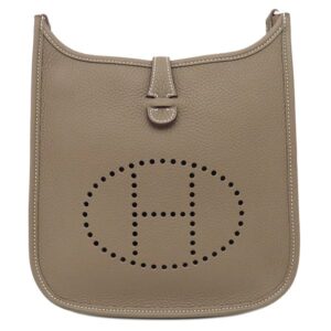 エルメス HERMES ショルダーバッグ エヴリン 23 トリヨンクレマンス エトゥープ シルバー金具 新品 未使用 エブリン 2026年製 G 【箱】 【中古】未使用保管品